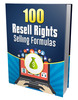 Thumbnail PLR Report On 100 Resell Rights Selling Formulas! Read more 